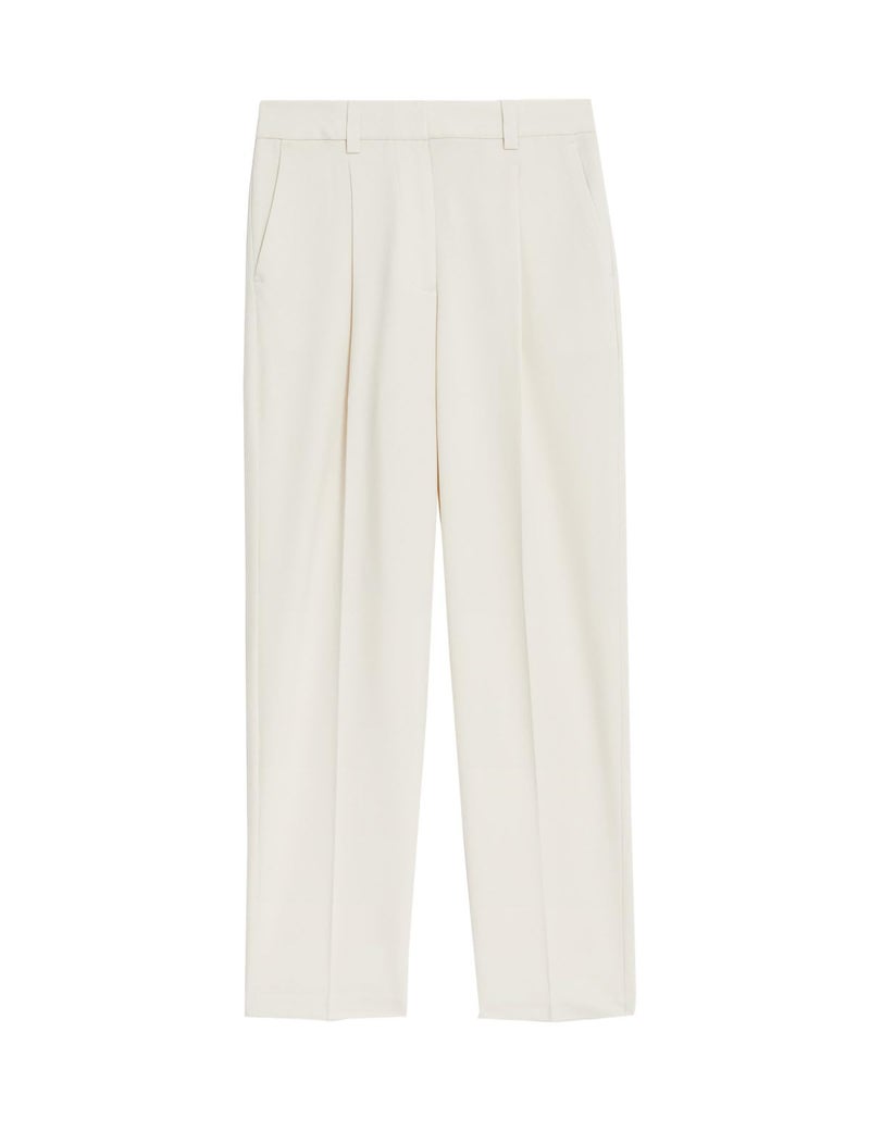 Marks & Spencer ماكس آند سبنسر بنطلون بليت فرونت تايبرد أنكل جريزر إيكرُو - Image 4