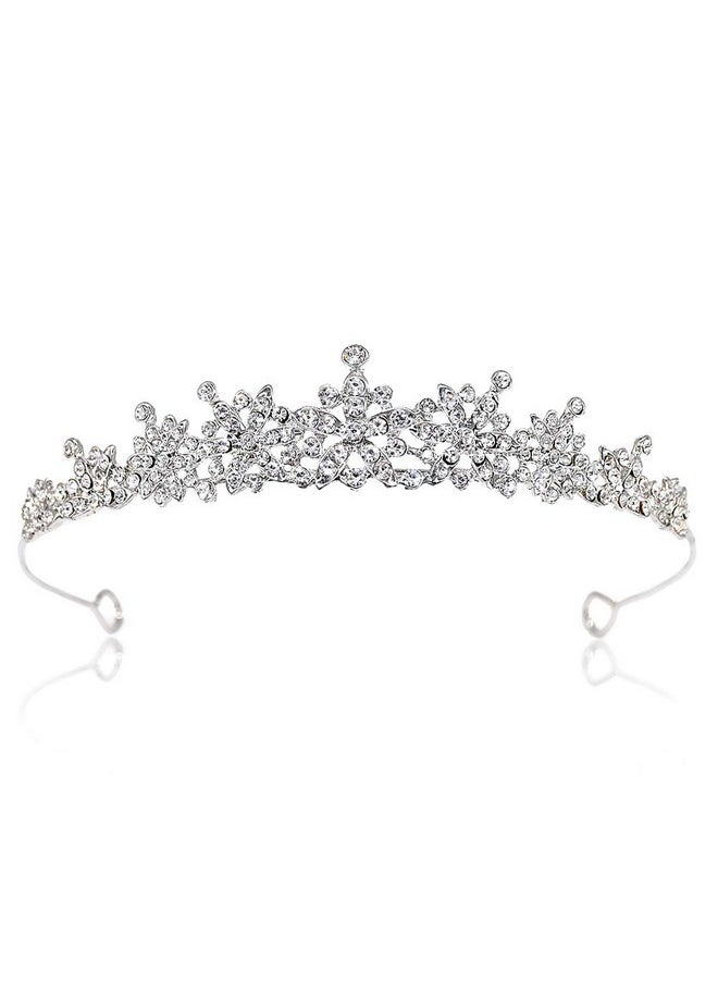 CROWNFAN - Rhinestone Crystal Tiara Headbands and Small Tiara For Women Bride Wedding Birthday Pageant Prom Crown - Image 1