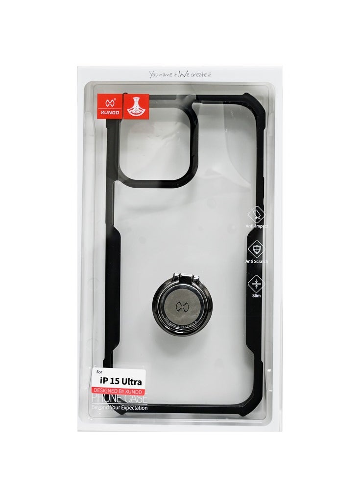 Xundo XUNDO BEATLE RING SERIES IPHONE 15 PRO MAX BLACK  - Image 2