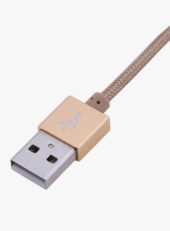 أوي كابل شحن وبيانات 400 Micro USB - CL ذهبي - Image 3