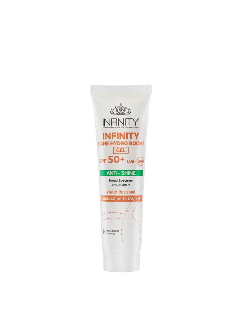 Infinity Sunscreen Mist+ Infinity Hydro Boost gel SPF 50+ ANTI-SHINE - Image 3