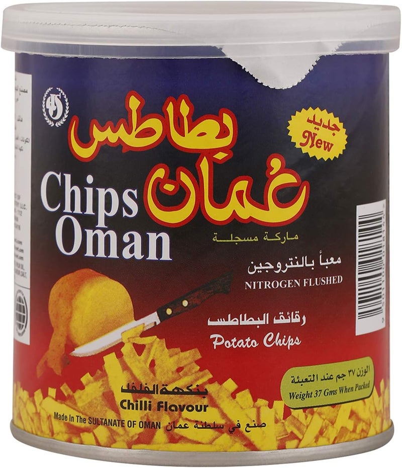 Chips Oman Potato Chips Chilli Flavor 37g x 6 - Image 4