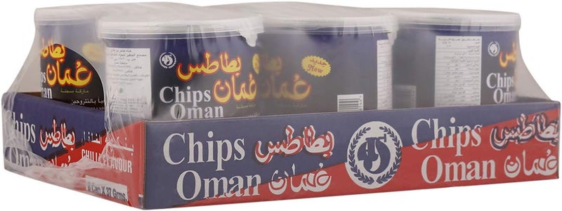 Chips Oman Potato Chips Chilli Flavor 37g x 6 - Image 2