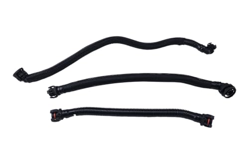 Holdia Crankcase Breather Vent Pipe Hoses Compatible with BMW E70 E71 X5 X6 M 30L 44L 111575899891115758999211157595188 - Image 1