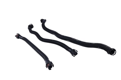 Holdia Crankcase Breather Vent Pipe Hoses Compatible with BMW E70 E71 X5 X6 M 30L 44L 111575899891115758999211157595188 - Image 3