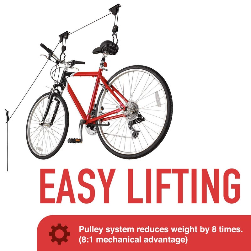 Racor - Pbh-1R  Bike Storage  Garage Pulley Lift - Image 2