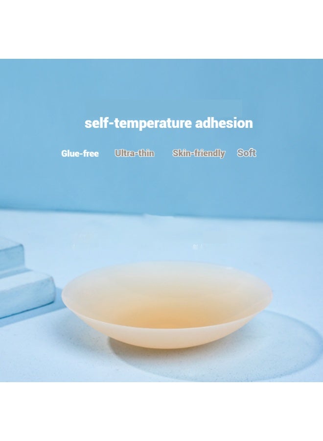 غطاء حلمة بدون غراء - غطاء سيليكون للثدي فائق النحافة ومضاد للنتوءات - فطائر ذاتية اللصق - Image 2