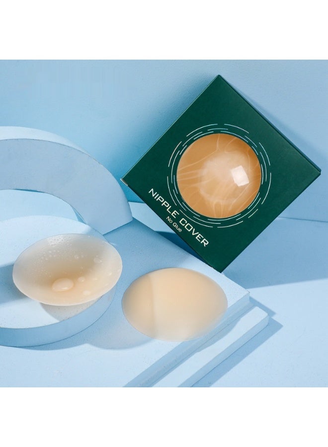 غطاء حلمة بدون غراء - غطاء سيليكون للثدي فائق النحافة ومضاد للنتوءات - فطائر ذاتية اللصق - Image 1