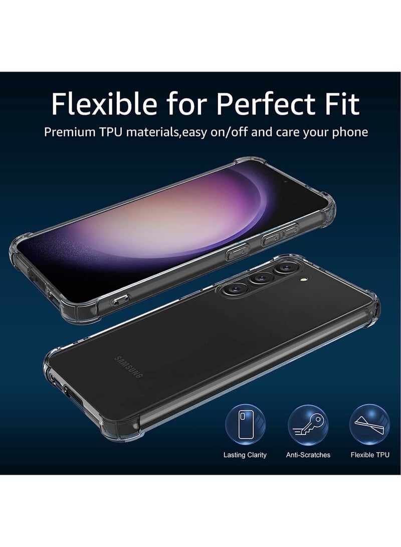 DUSALA Samsung Galaxy S23 Case  Slim Transparent Samsung S23 Clear Cover Case Flexible TPU Shockproof Corners Cell Phone Cover for Samsung Galaxy S23 5G HD Clear - Image 2