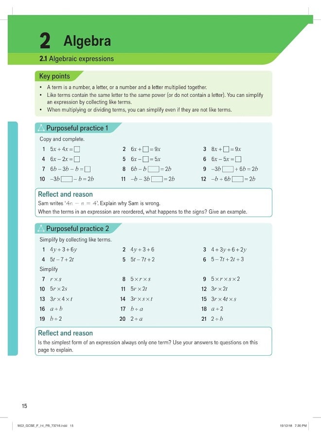 Pearson Edexcel GCSE (9-1) Mathematics: Purposeful Practice Book - Foundation - Image 5