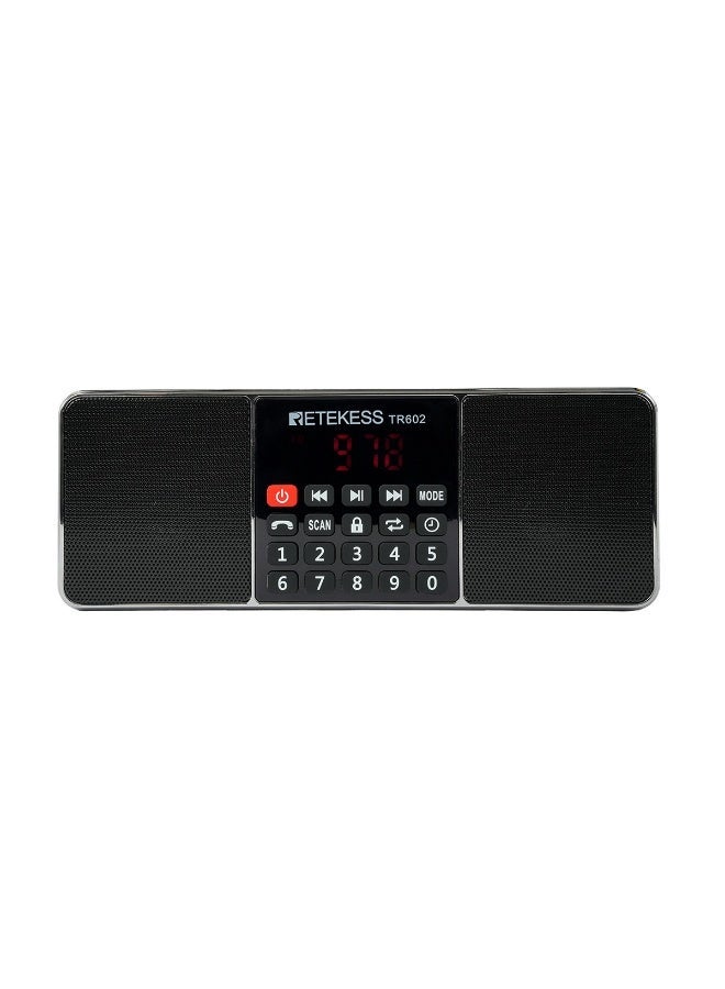 Retekess راديو TR602 FM / AM متعدد النطاقات مستقبل راديو رقمي مكبرات صوت بلوتوث مشغل MP3 مخرج سماعة AUX دعم بطاقة TF وقراءة U Drive - Image 3