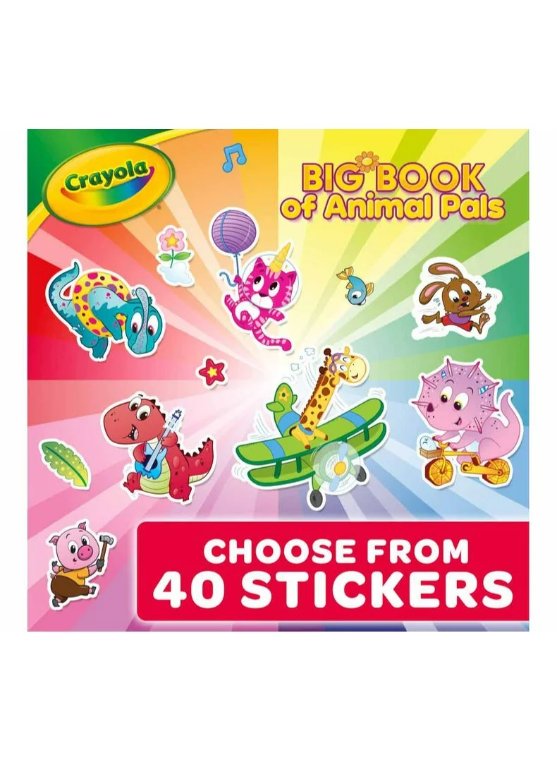 كرايولا 288-Page Coloring Book, Big Book of Animal Pals