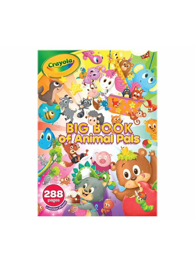 كرايولا 288-Page Coloring Book, Big Book of Animal Pals
