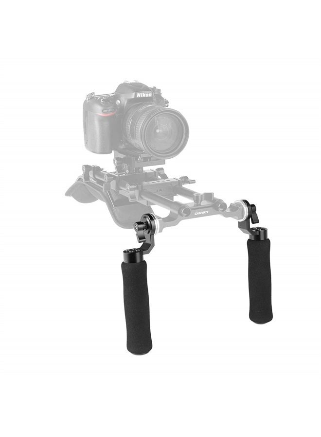 CAMVATE Ultra Light Sponge Handgrip with Rosette M6 Thumbscrew for Camera Handle Grip(A Pair) - 2254 - Image 2