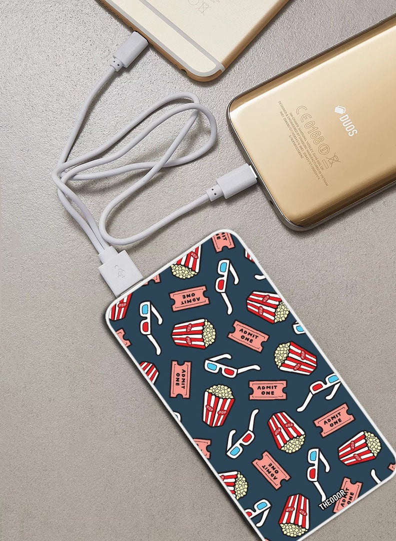 Theodor 10,000 mAh Super Fast Charging Ultra Compact Power Bank with Quick Charge & Power Delivery, Portable Charger For iPhone and Android Movie collection - Image 2