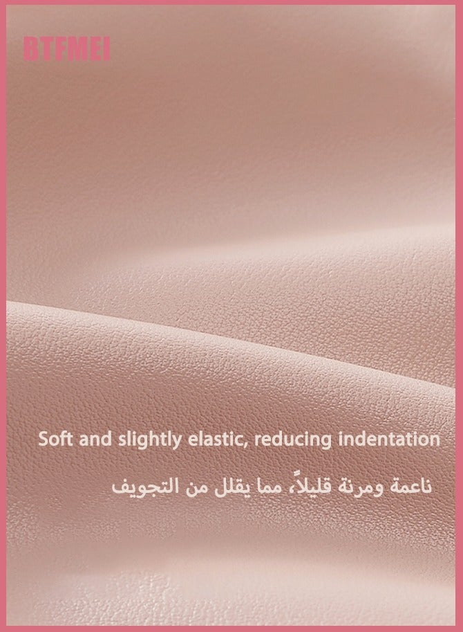 BTFMEI Makeup Bag, Cosmetic Bag,Toiletry Bag,Large Capacity Waterproof Cosmetic Organizer for Women,Portable Travel Toiletry Case with Dividers & Handle - Image 4