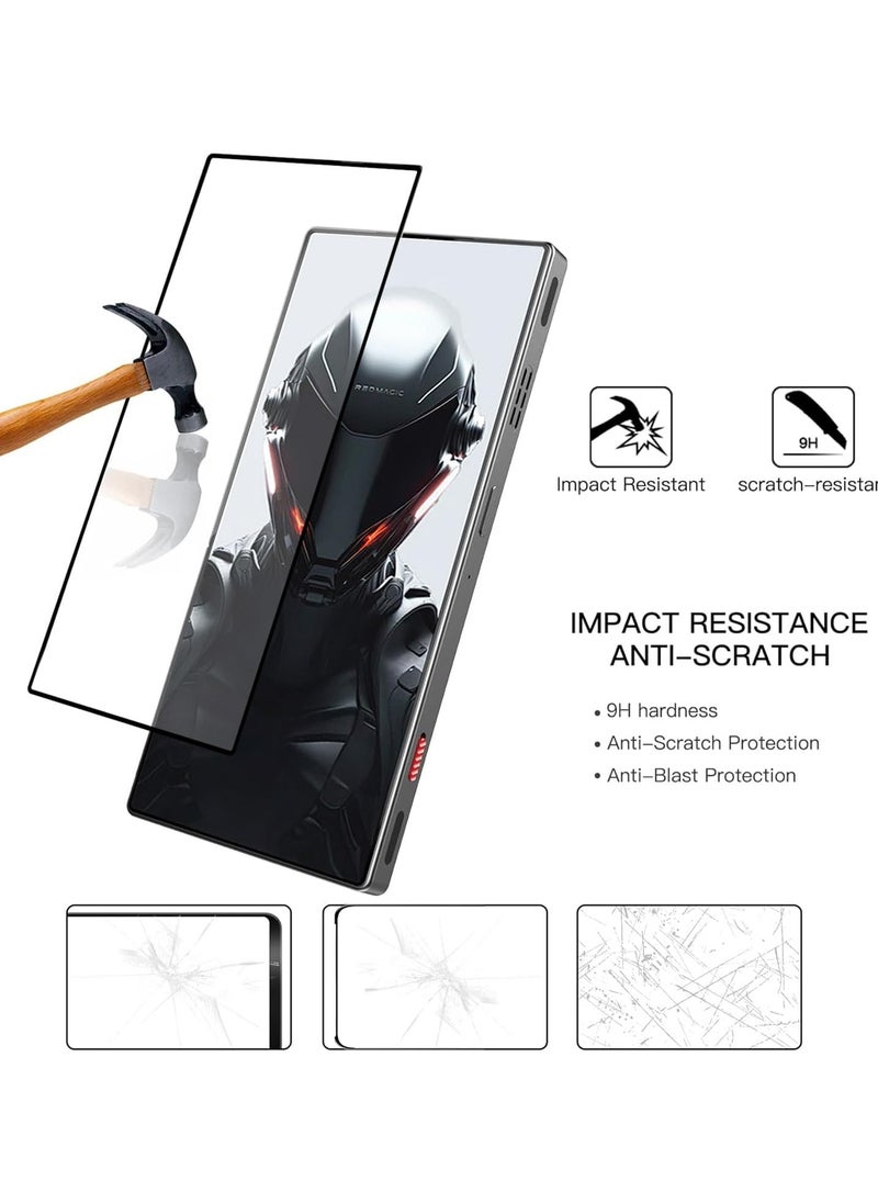 Generic 2 Pack Screen Protector for ZTE Nubia Red Magic 9 Pro / 9 Pro+ / 9S Pro / 9S Pro+. 2 Tempered Glass Screen Protector,Case Friendly,Scratch Resistant  - Image 3