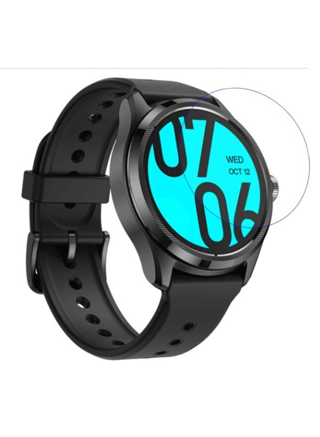 Disscool Tempered Glass Screen Film Protector Compatible with TicWatch Pro 5, 0.33mm Protector Anti Scratch Smart Watch Accessory - Image 3