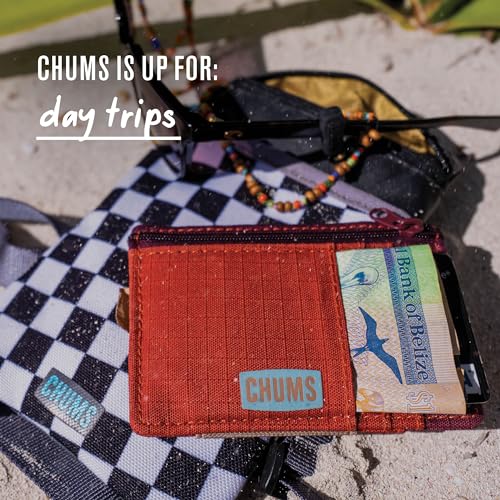 Chums Bandit Zip Compact Wallet - Slim RFID Wallet for Men & Women with Coin Pouch (Black) - Image 5