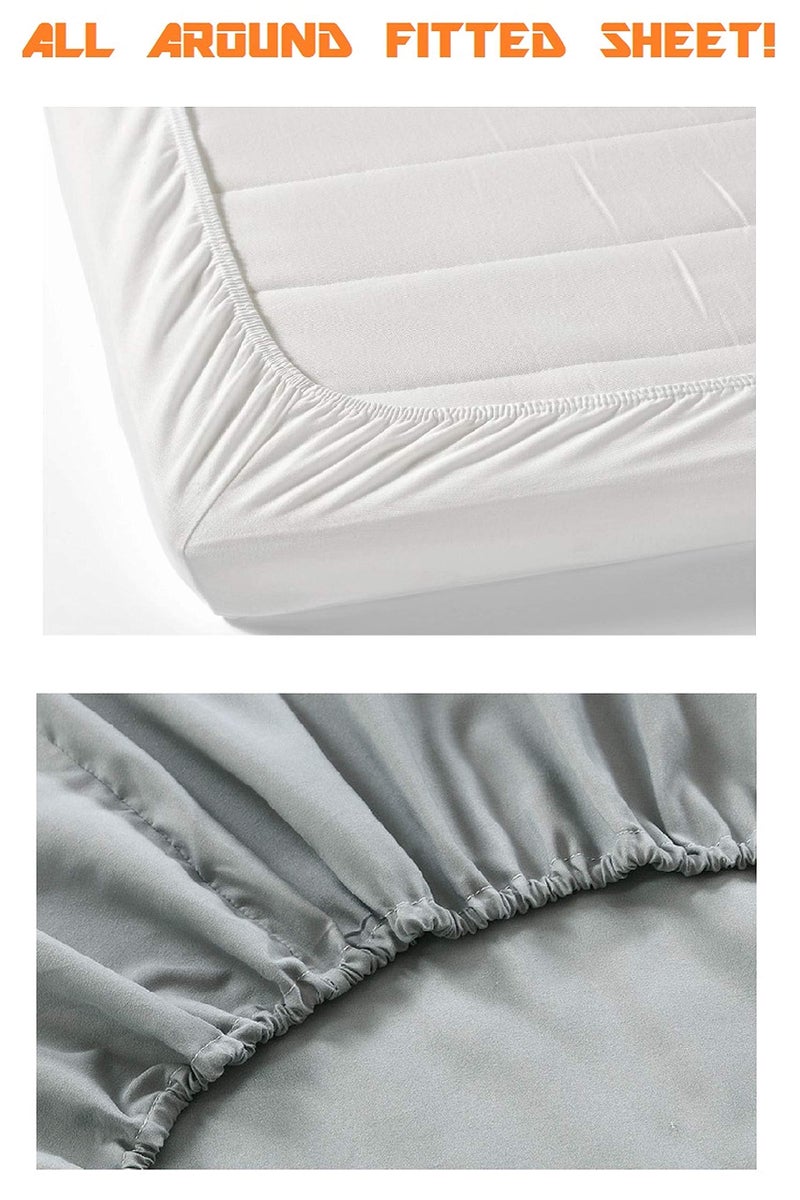 Elegant Comfort Premium Hotel Quality 1-Piece Fitted Sheet  Luxury & Softest 1500 Thread Count Egyptian Quality Bedding Fitted Sheet Deep Pocket up to 16 inch  Wrinkle and Fade Resistant  Queen  Lavender  - Image 4