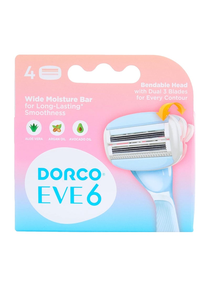 DORCO Eve 6 Cartridge - 4Pieces - Image 1