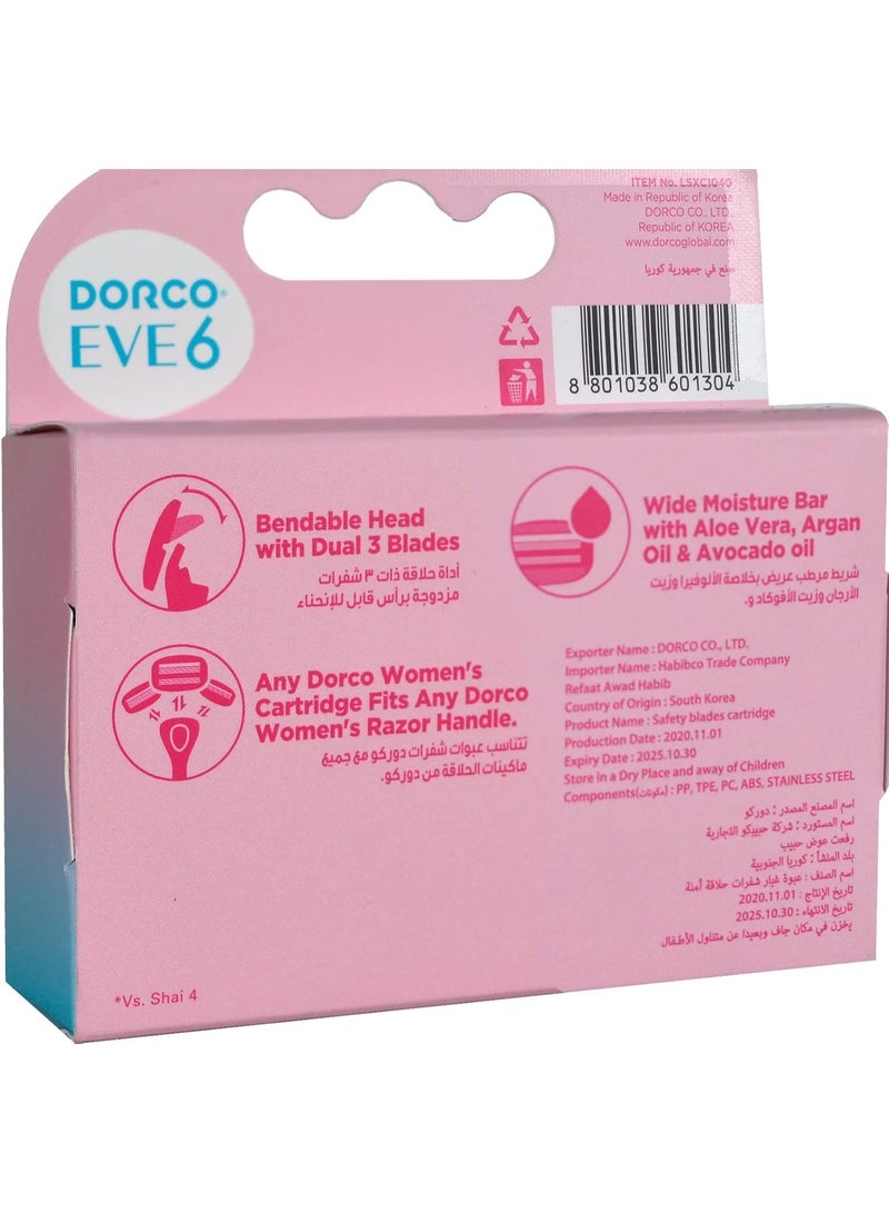 DORCO Eve 6 Cartridge - 4Pieces - Image 2