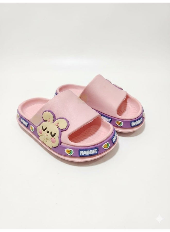 Express footwear Rabbit Slipper for children- Pink - Image 1