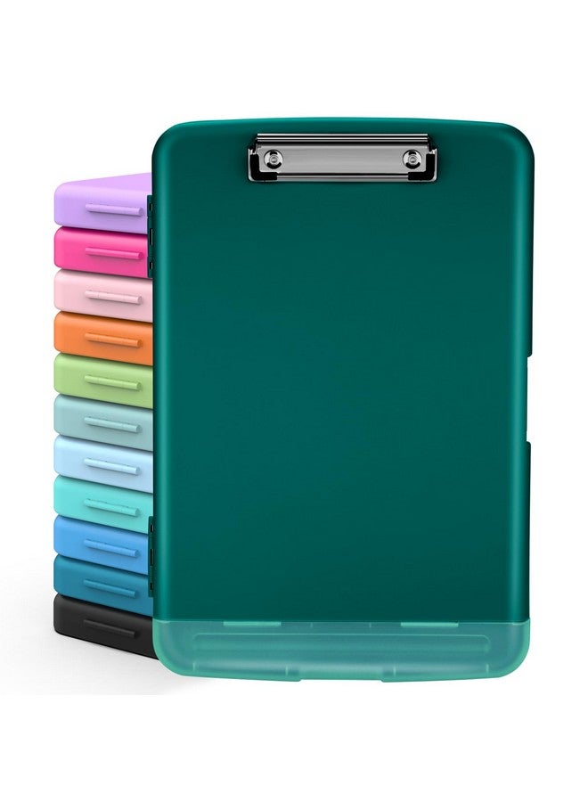 Sooez Clipboards With Storage, High Capacity Clip Boards 8.5X11 With Storage, Heavy Duty Nursing Clipboard Folder, Plastic Clipboard With Pen Holder For Women Teachers Work, School & Office Supplies