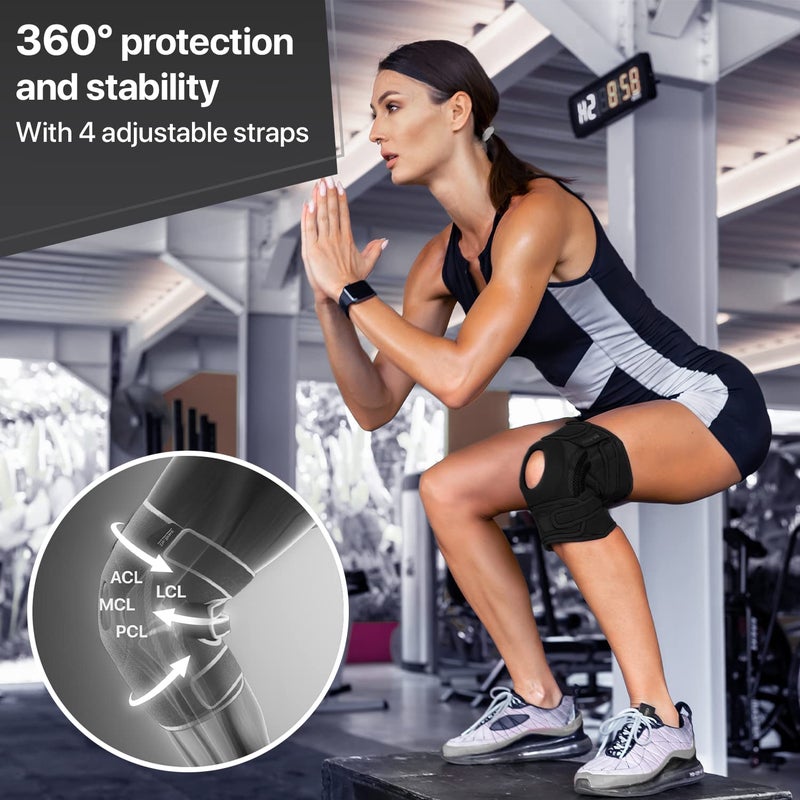 DR. BRACE ELITE Knee Brace with Side Stabilizers & Patella Gel Pads for Maximum Knee Pain Support and fast recovery for men and women-Please Check How To Size Video (Pluto, Large) - Image 5