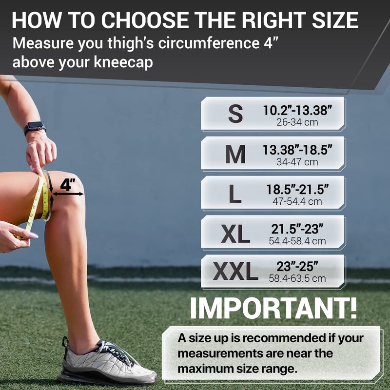 DR. BRACE ELITE Knee Brace with Side Stabilizers & Patella Gel Pads for Maximum Knee Pain Support and fast recovery for men and women-Please Check How To Size Video (Pluto, Large) - Image 2
