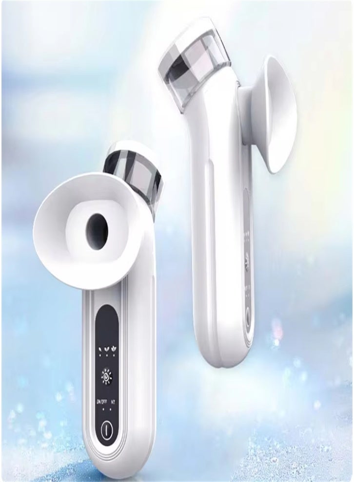 Hot and cold compress eye mask, handheld multi-functional spray moisturizer to relieve eye fatigue (white) - Image 1