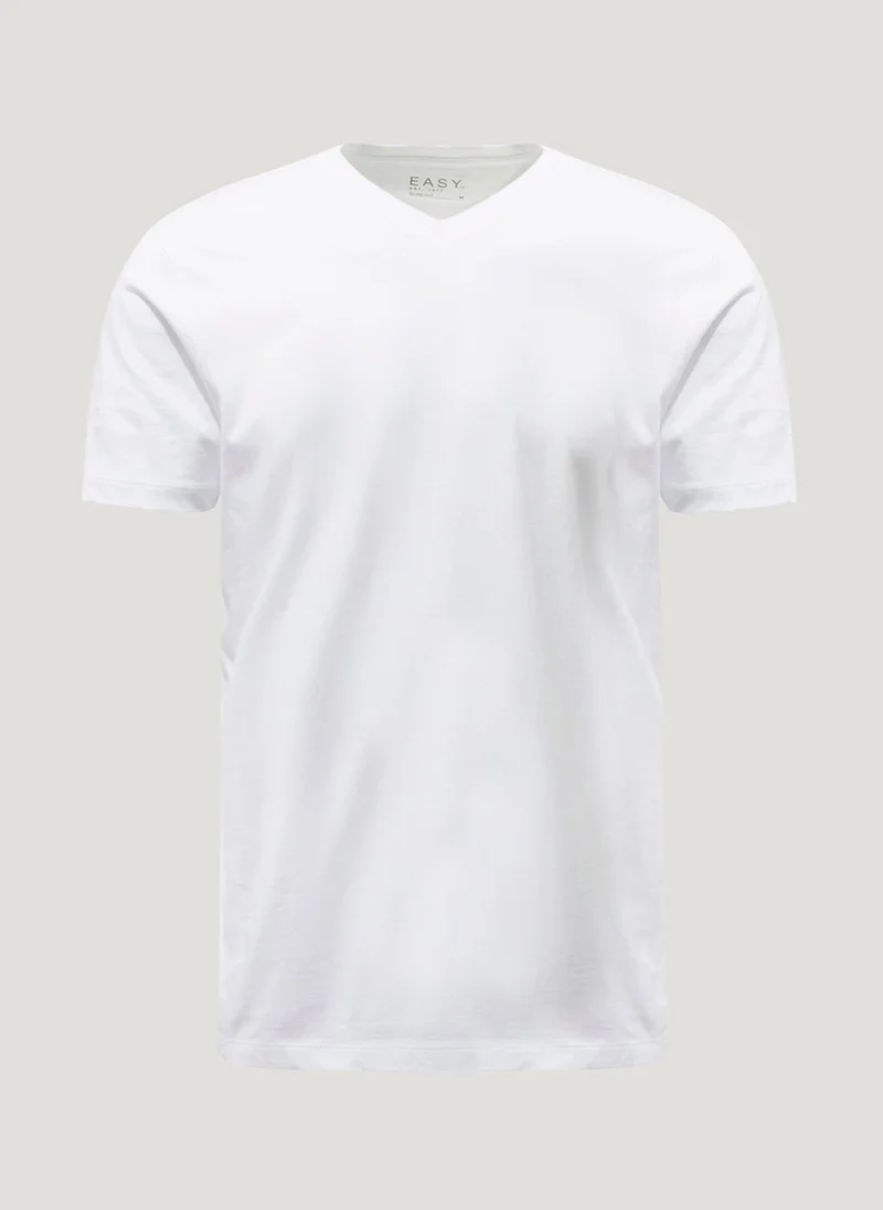 Matalan White Essential V-Neck T-Shirt