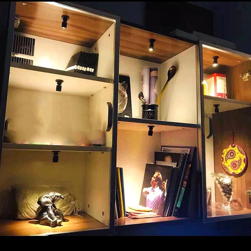 مصابيح LED صغيرة YWBL-WH، مزودة بطاقة USB، تصميم مدمج، سهلة التركيب، قابلة لضبط السطوع، مناسبة للديكور الداخلي، مع كابل طوله 6.6 قدم، لون فضي، YWBL-WHviustbky9e-16 - Image 5