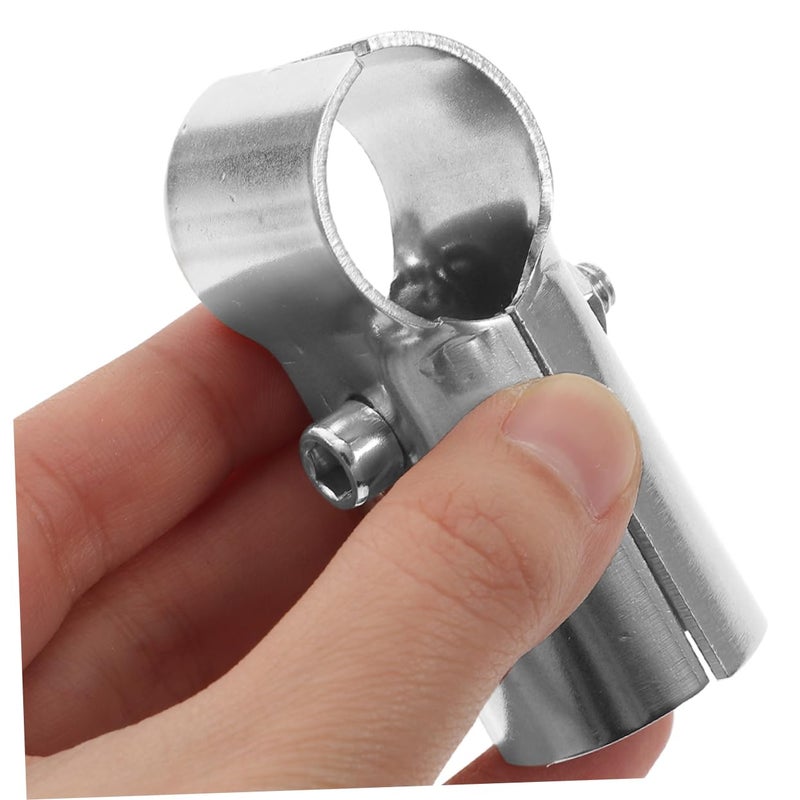 12Pcs Stainless Steel Rail T Clamps Pole Connectors For Easy Fencing Installation - Image 3