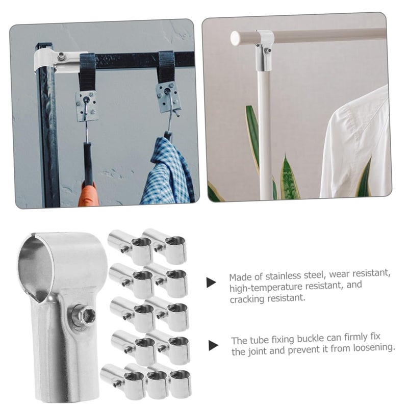 12Pcs Stainless Steel Rail T Clamps Pole Connectors For Easy Fencing Installation - Image 5