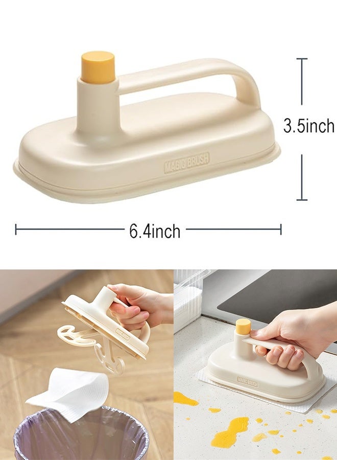 50 Pack Magic Sponge Eraser Disposal Cleaning Sponges in Bulk - Multi Surface Power Scrubber Foam Cleaning Pads - Bathtub, Floor, Baseboard, Bathroom, Wall Cleaner - Image 2