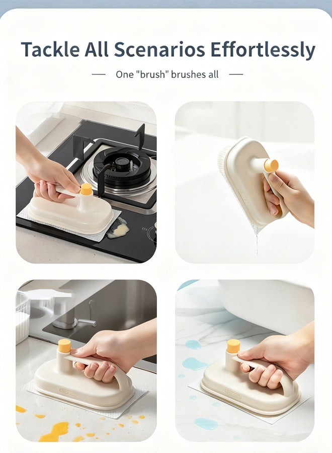 50 Pack Magic Sponge Eraser Disposal Cleaning Sponges in Bulk - Multi Surface Power Scrubber Foam Cleaning Pads - Bathtub, Floor, Baseboard, Bathroom, Wall Cleaner - Image 4