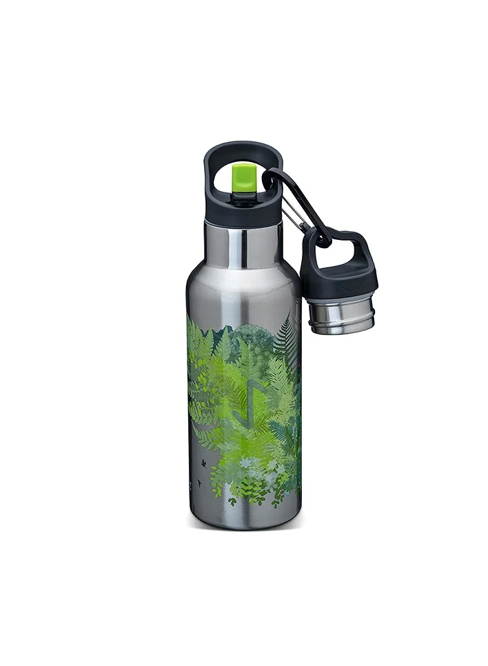 Carl Oscar Wisdom Combo Pack - Nature (Stainless steel Flask 0.5 L + Lunchbox  0.9L) Lime Green