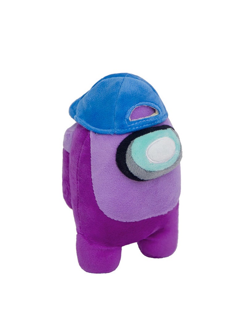 Blue Hat Plush Toy Game Peripheral Pendant, Soft Plush Doll Toy Boy Girl Birthday Gift (20cm)  - Image 1