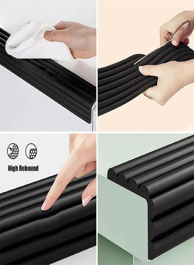 KRIVETY Baby Safety Corners Edge Protectors - Proofing Foam Edge Protector Guards Baby Safety Bumper Strip, Child Proof Foam Set Furniture Edge Protector for Table, Fireplace (Cream) - Image 3