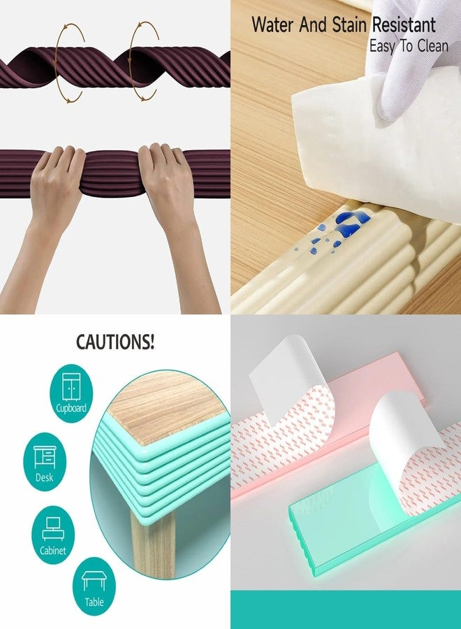 KRIVETY Baby Safety Corners Edge Protectors - Proofing Foam Edge Protector Guards Baby Safety Bumper Strip, Child Proof Foam Set Furniture Edge Protector for Table, Fireplace (Cream) - Image 5