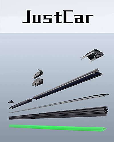 JustCar استبدال مساحات JustCar 3 لسيارة إنفينيتي QX70 لعام 2014 2015 2016 2017، شفرات مساحات الزجاج الأمامي بديل لمعدات الأصلية 241914 مجموعة من 3 UJ HOOK - Image 3