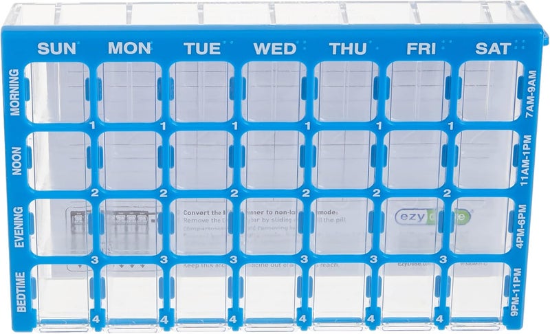Ezy Dose Pharmadose 4-Times-A-Day Weekly Pill Reminder Organizer - Image 3