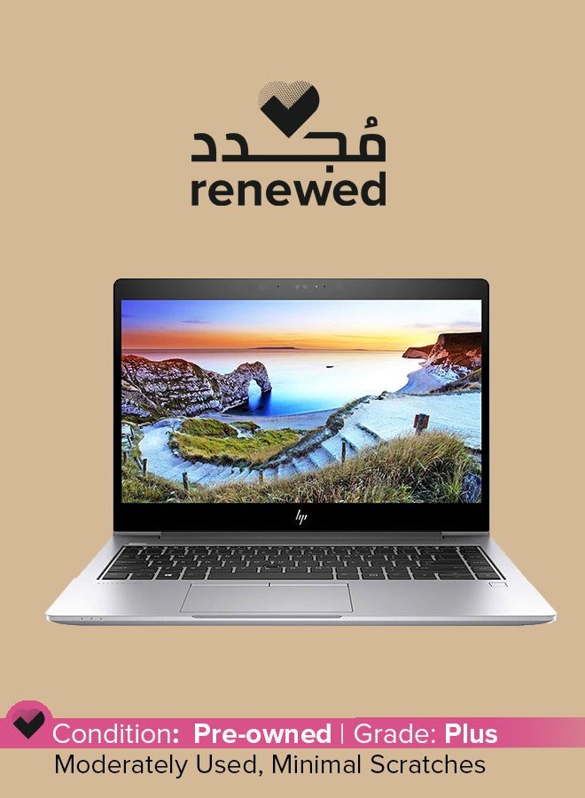 HP تم تجديده - كمبيوتر محمول EliteBook 840 G5 بشاشة مقاس 14 بوصة، ومعالج Intel رباعي النواة i5-8250U/ذاكرة وصول عشوائي DDR4 سعة 8 جيجابايت/محرك أقراص SSD سعة 256 جيجابايت/نظام التشغيل Windows 10 Pro - Image 1