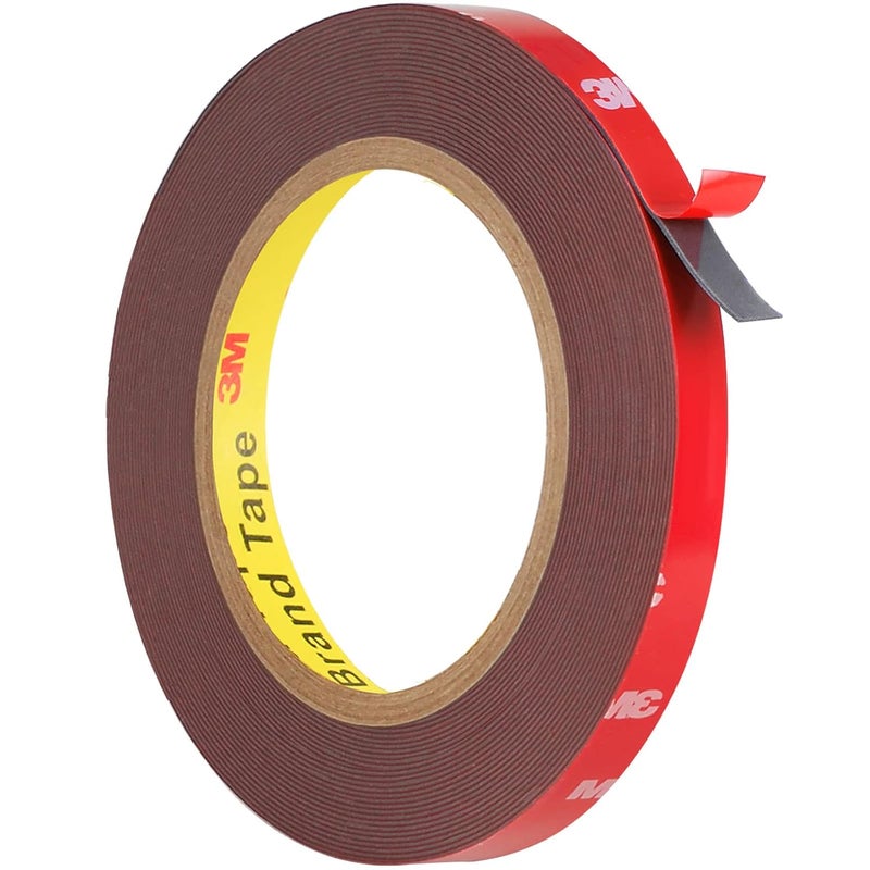 HitLights Double Sided Tape Heavy Duty, Waterproof Mounting Foam Tape, 33ft Length, 0.4in Width, Strong Adhesive Tape for LED Strip Lights, Automotive, Home, Office Decor, Outdoor, Made of 3M VHB Tape - Image 1