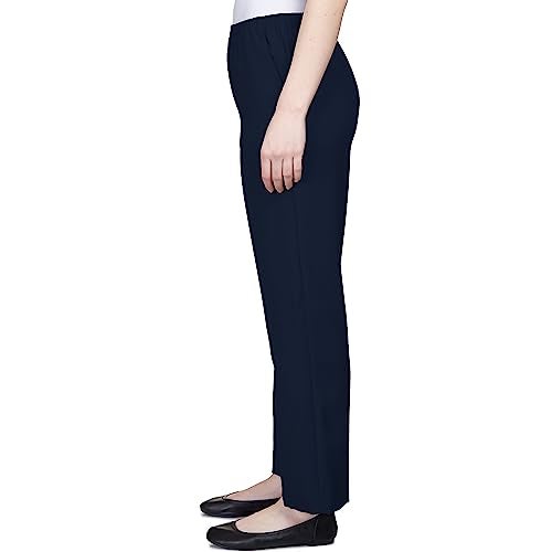 Alfred Dunner Women's Medium Pant,Navy,14 - Image 5