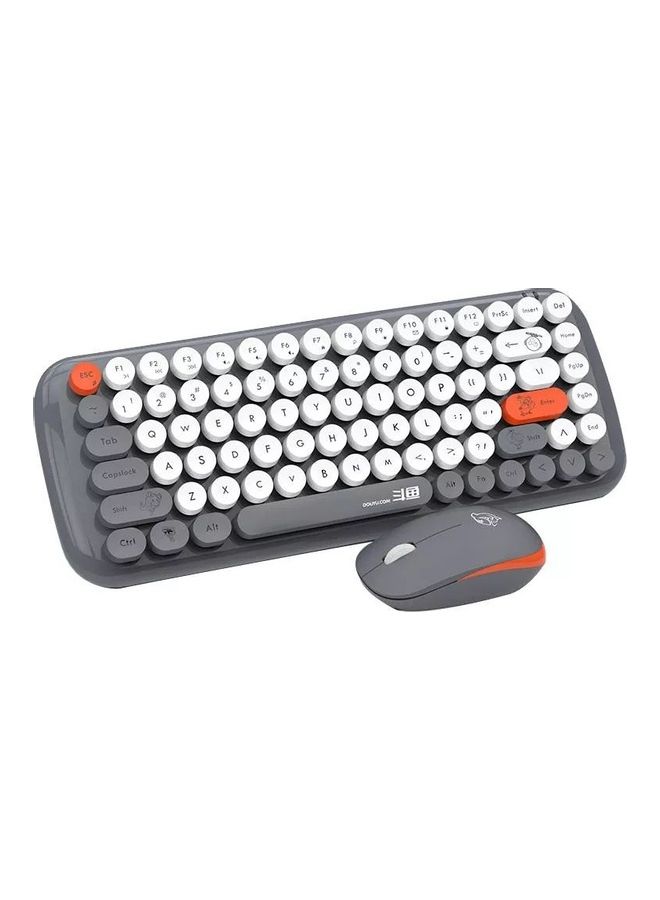 NIBEMINENT Wireless Keyboard And Mouse Set Multicolour  - Image 1