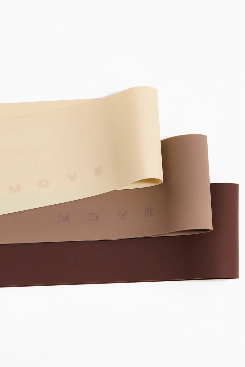 اتش اند ام أشرطة مقاومة من المطاط