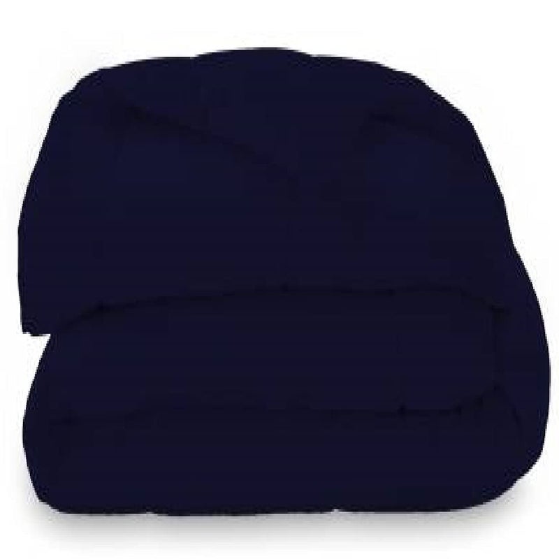 TUNDWAL'S Microfibre Reversible Solid Double Comforter (Royal Blue) - Image 2