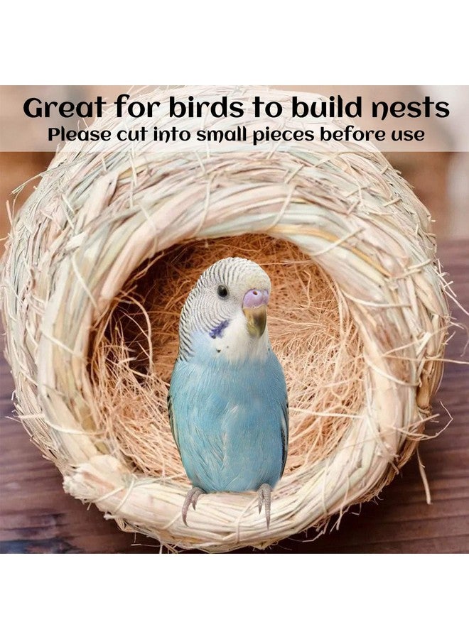 كاثسون مواد تعشيش الطيور من كاثسون، ألياف جوز الهند، مادة فراش عش الطيور، كتان حرير دافئ وجيد التهوية للطيور والحيوانات الصغيرة (عبوة من 6 قطع) - Image 2